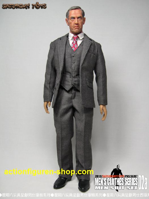 STMS02g-01 Men Suit Set 02 - grey