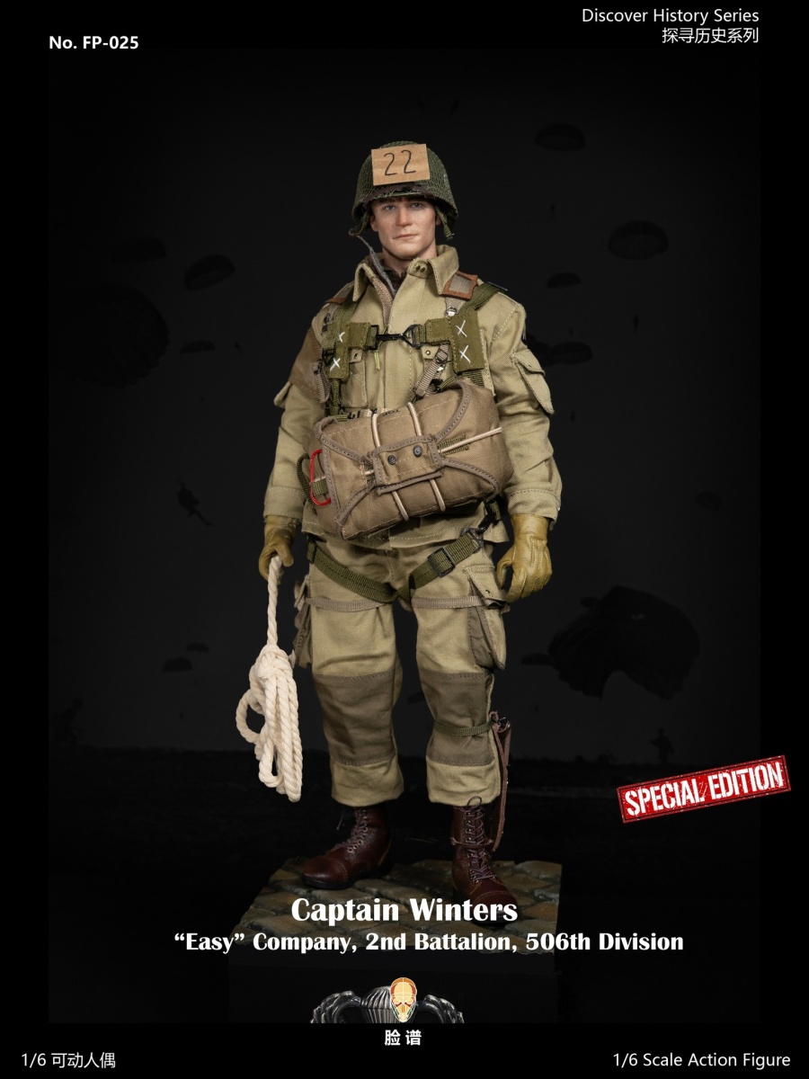 WWII US Airborne Division E Company Captain - Movie - Special Edition - in 1/6 scale
