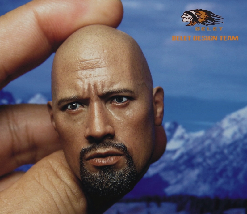 Dwayne Johnson Head