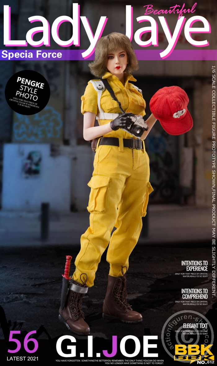 BBK012-10 Lady Jaye - GI-JOE Female Soldier Model