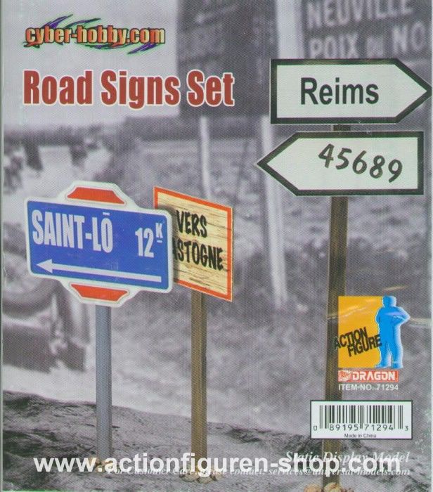 Straßenschilder Set 1