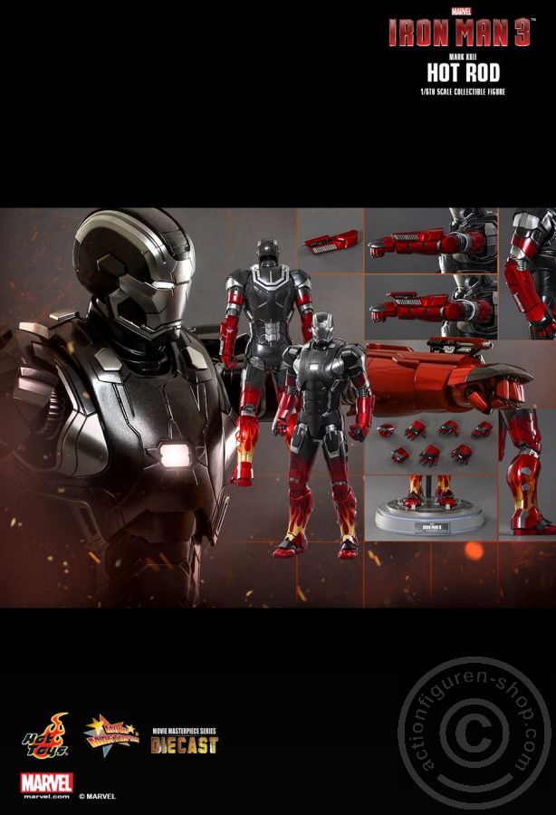 176291-13 Iron Man 3 - Hot Rod (Mark XXII) - Hot Toys Exclusive