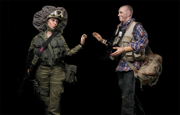 Kopf - weiblich - weiß - fröhlich