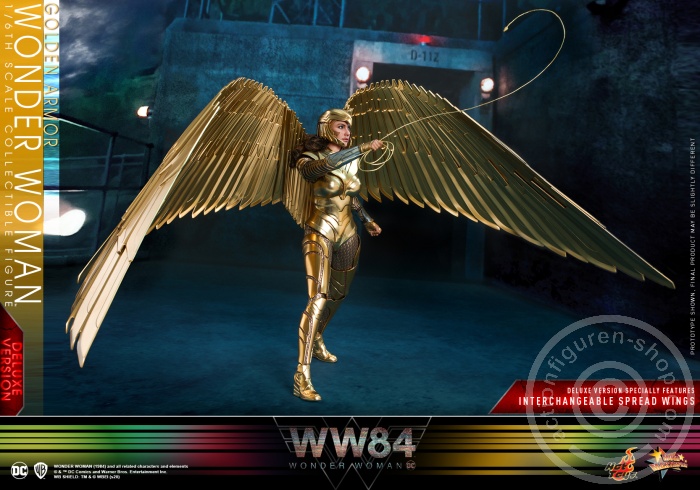 605412-10 Wonder Woman 1984 - Golden Armor Wonder Woman (Deluxe Version) - MMS578