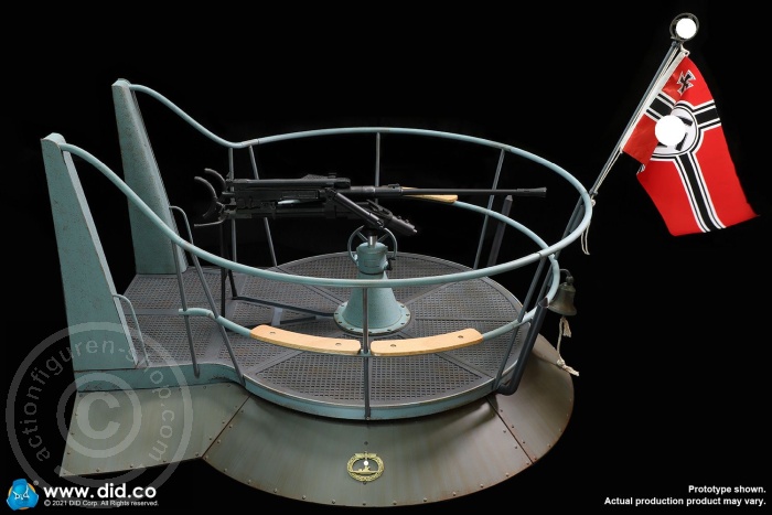 E60059ABCD-06 U-Boat Tower Diorama Set (20mm FLAK)