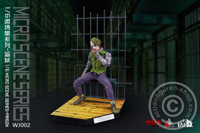 TB-WJ002-07 Prison Sceene Diorama w/ Bench