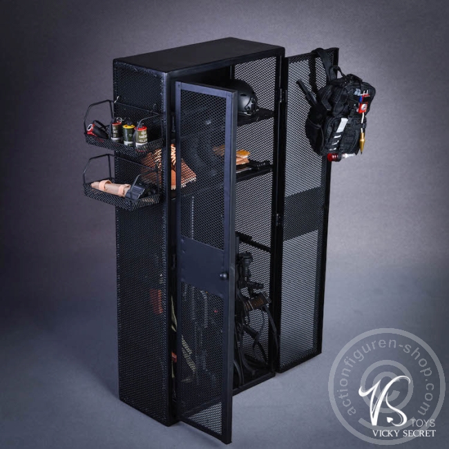 VST19xG34A-09 Cabinet / Locker / Spind - black Metall