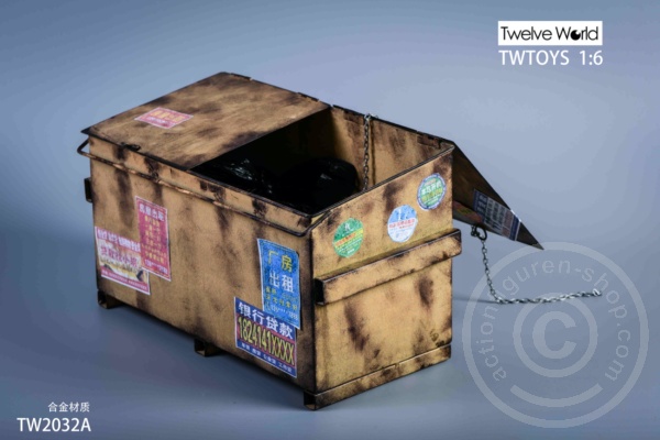 TWT-TW2032A-03 The Trash - Trash Container - brown