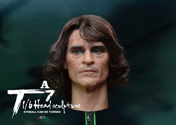 byart-007a-07T7jqsLNhLFFGQ Joker - Joaquin Phoenix - Head w/ movable Eyes