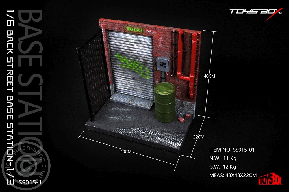 Back Street Base Station - Diorama 1