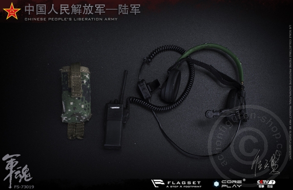 FS73019-33 PLA - Army Machine Gunner
