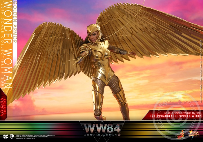 605412-16 Wonder Woman 1984 - Golden Armor Wonder Woman (Deluxe Version) - MMS578