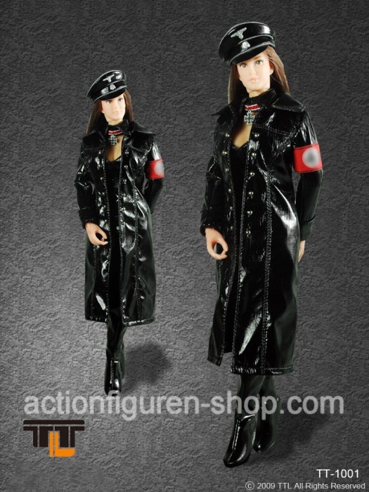 TTL001-02 SS Agentin Outfit - Set (Lackmantel)