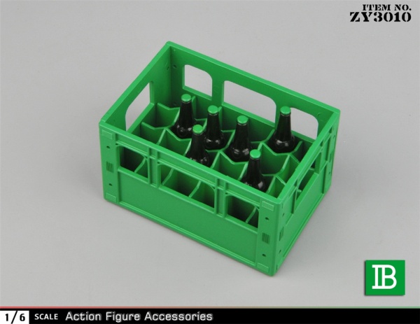ZY3010B-01 Beer Crate with 6 Bottles