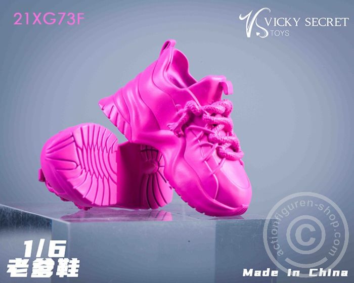 Female Sport Sneakers - fucsia