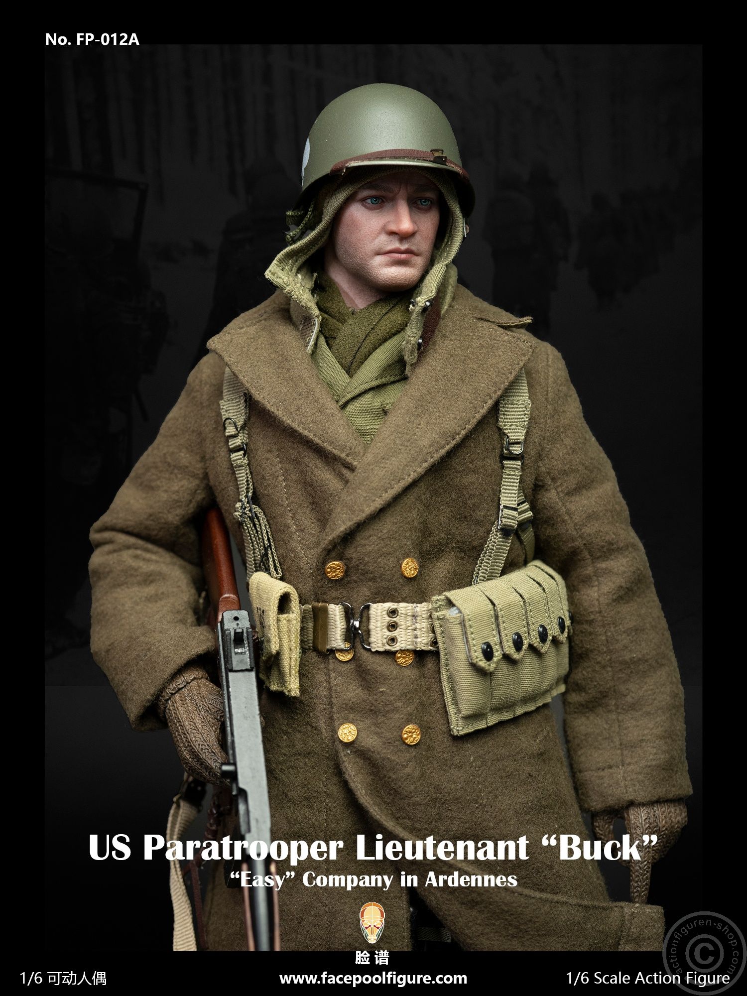 WWII U.S. Paratrooper - Lieutenant Buck - Easy Company - Winter Uniform WWII U.S. Paratrooper - Lieutenant Buck - Easy Company - Winter Uniform