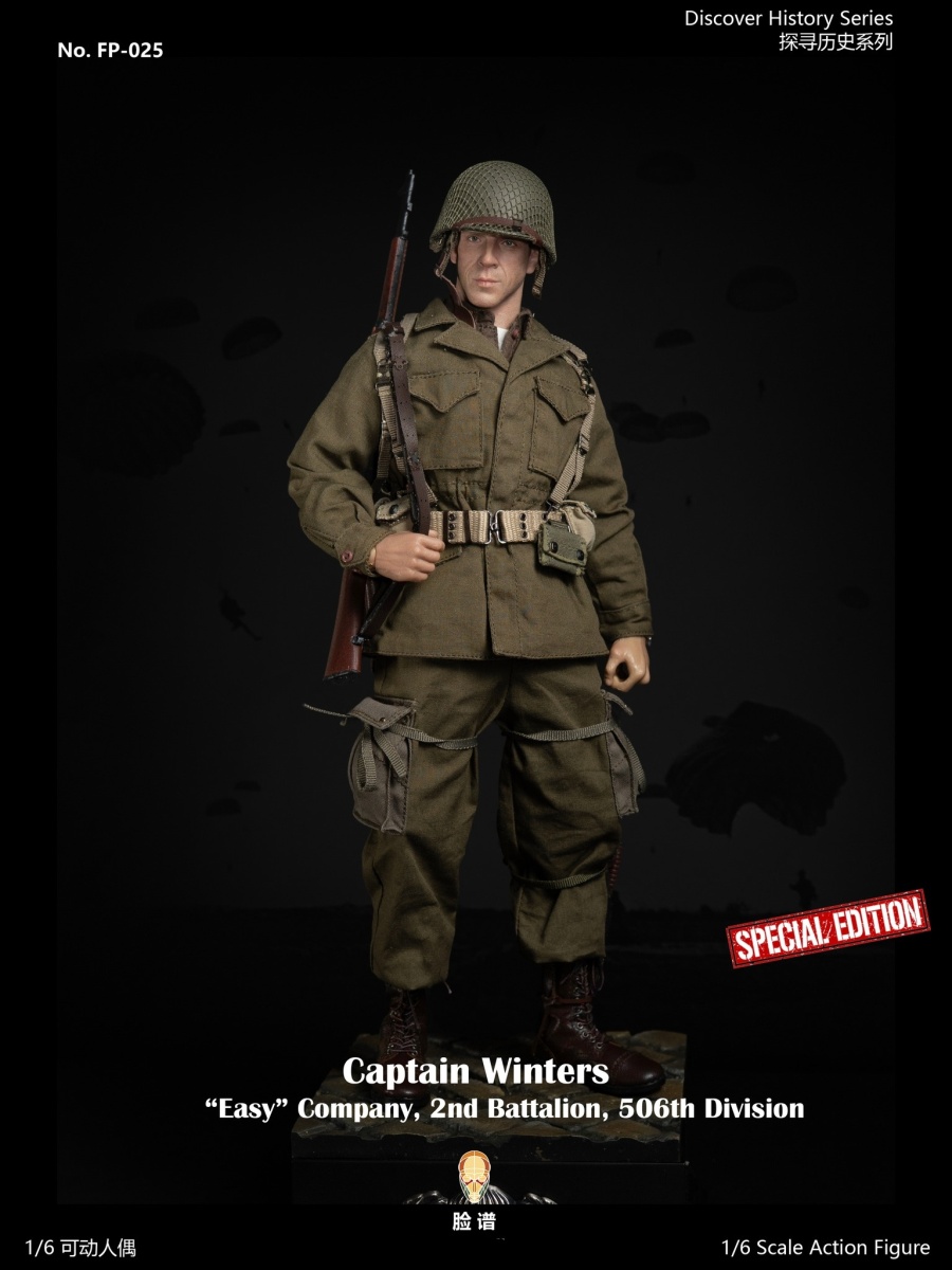 WWII US Airborne Division E Company Captain - Movie - Special Edition - in 1/6 scale