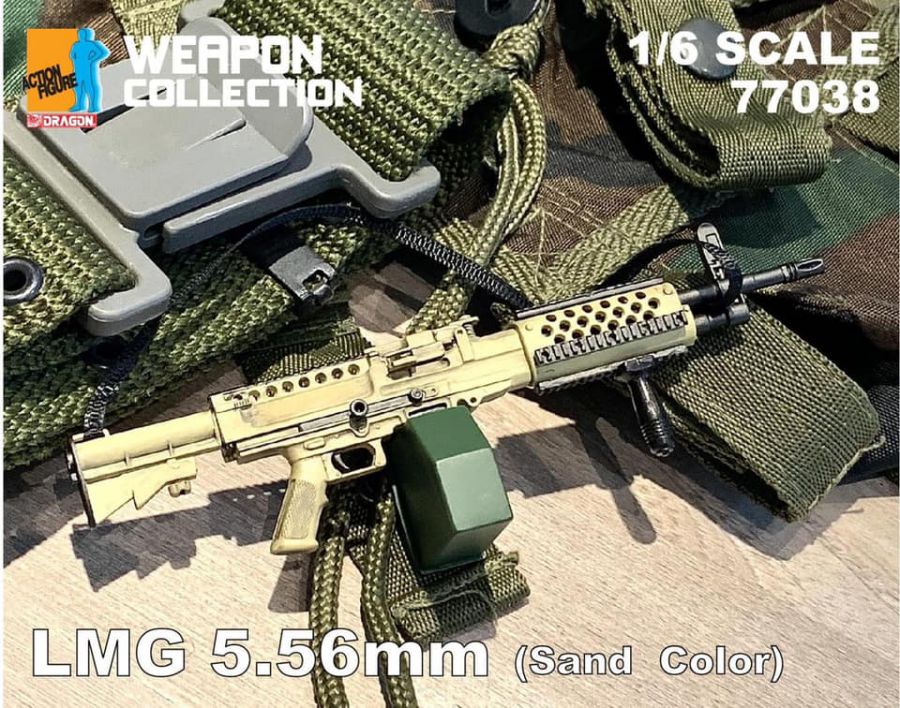 M249 - 5.56mm LMG (Sand Color) M249 - 5.56mm LMG (Sand Color)