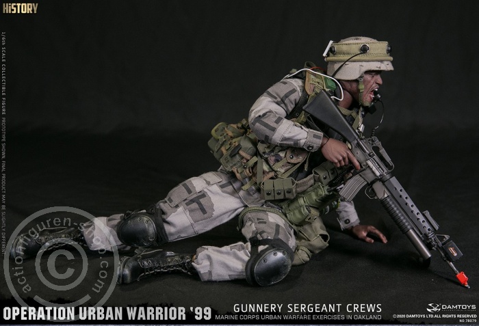 Operation Urban Warrior ‘99 - Urban Warfare Exercises In Oakland - Gunnery Sergeant Crews
