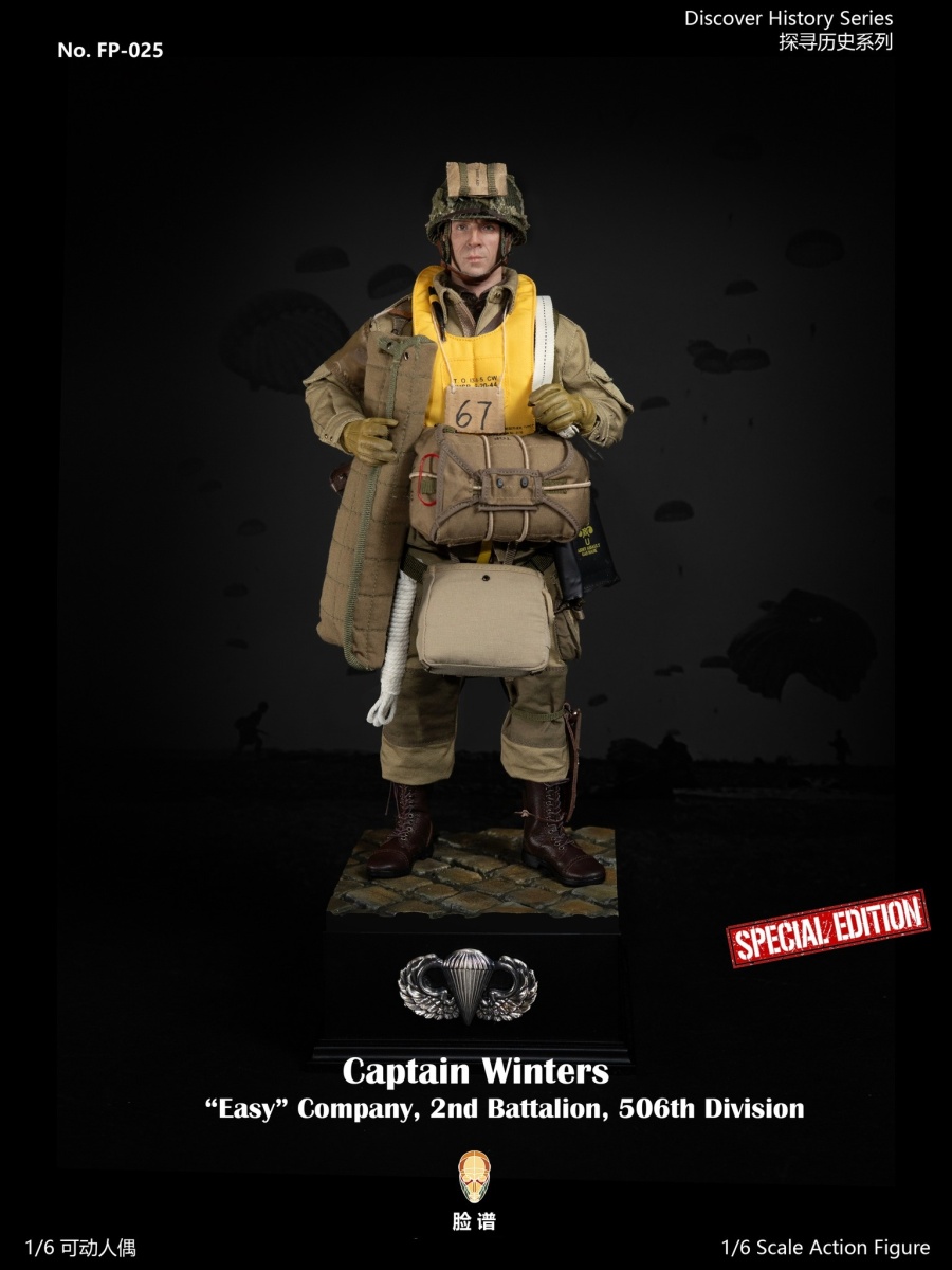 WWII US Airborne Division E Company Captain - Movie - Special Edition - in 1/6 scale