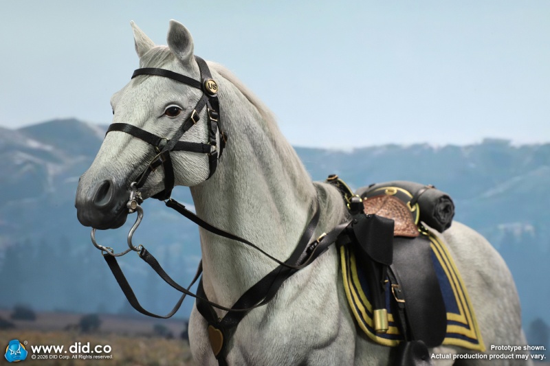 Civil War White War Horse (Standing) - 1/6 scale