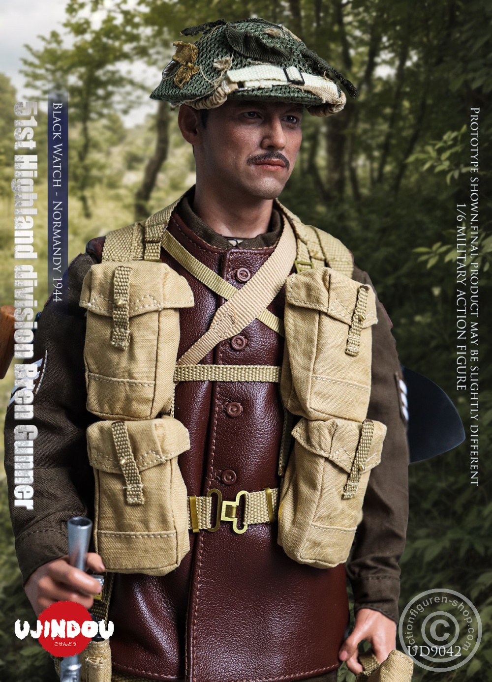 51st Highland Division Bren Gunner - Black Watch - Normandy 1944 - in 1/6 scale 51st Highland Division Bren Gunner - Black Watch - Normandy 1944 - in 1/6 scale