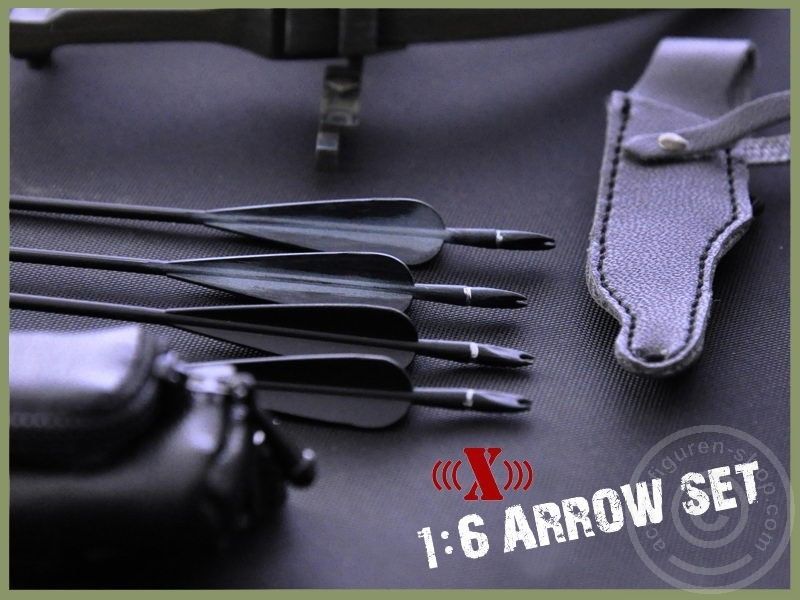 Bow & Knife Set - Black - Rambo