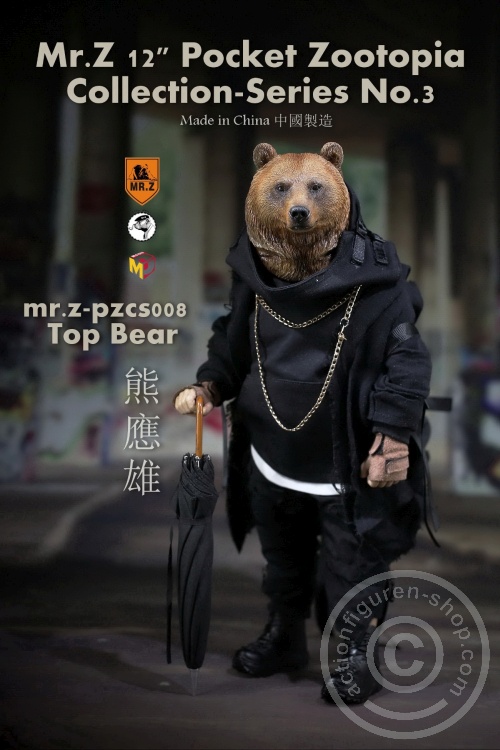 Top Bear - 12" Pocket Zootopia Collection-Series No.3