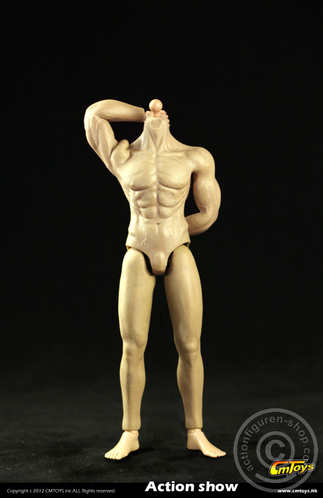 CMTHJ006-06 Muskel Body w/ Head - Caucasian
