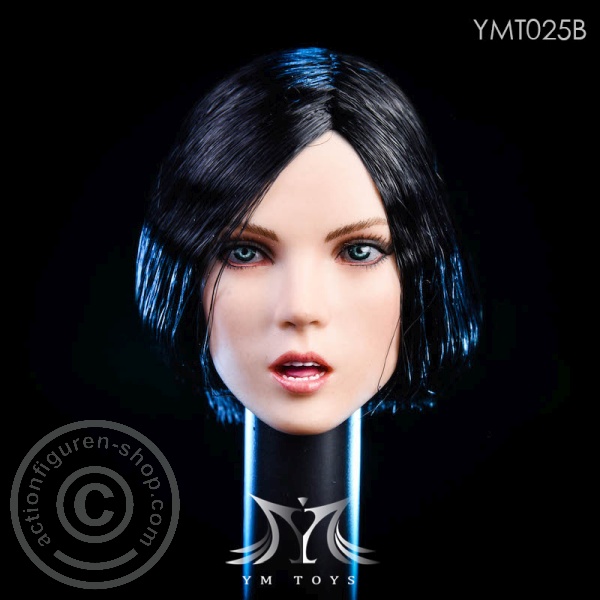 Kopf - black short Hair