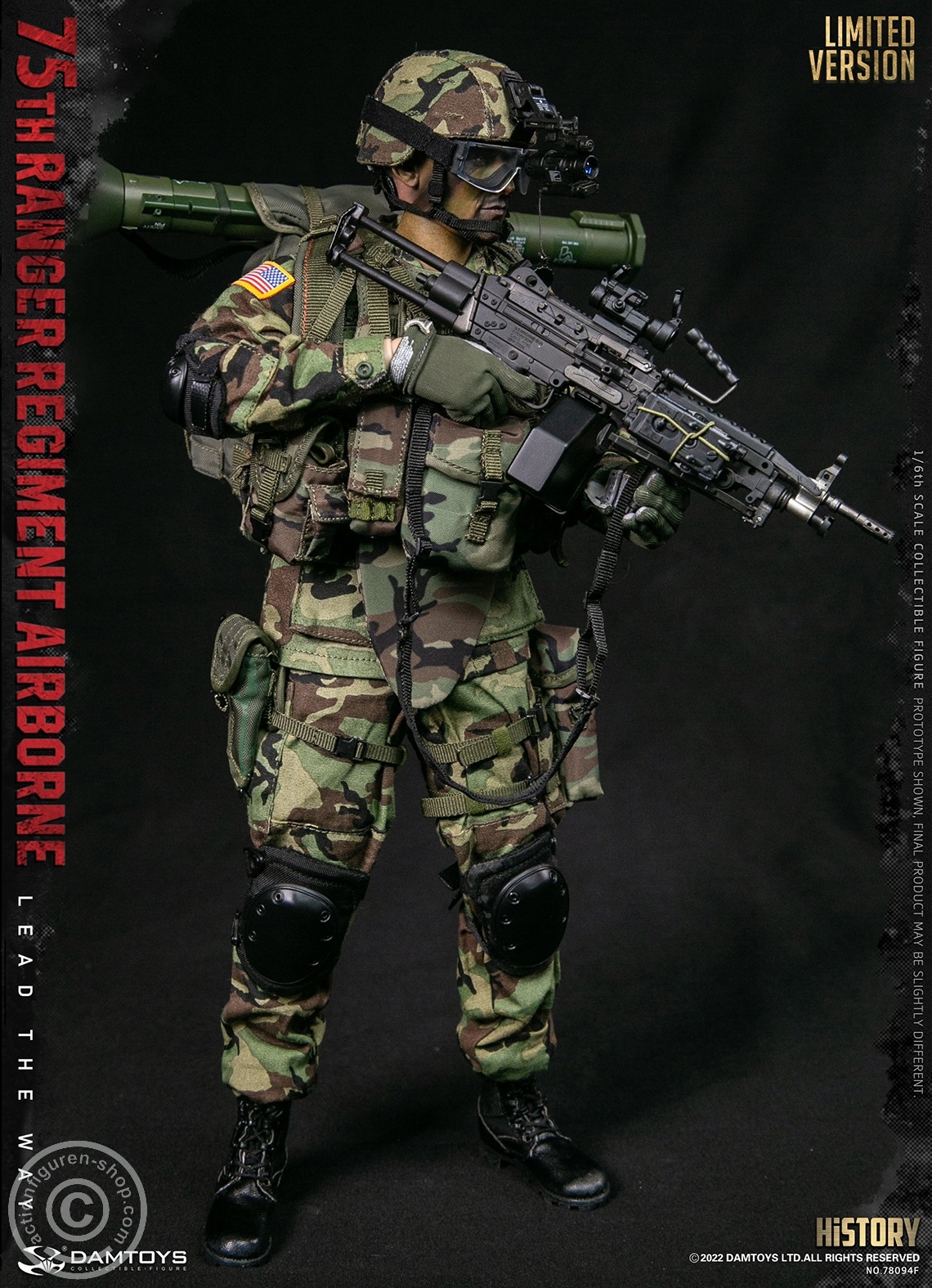 75th Ranger Regiment - Airborne Saw Gunner - Limited Version 75th Ranger Regiment - Airborne Saw Gunner - Limited Version