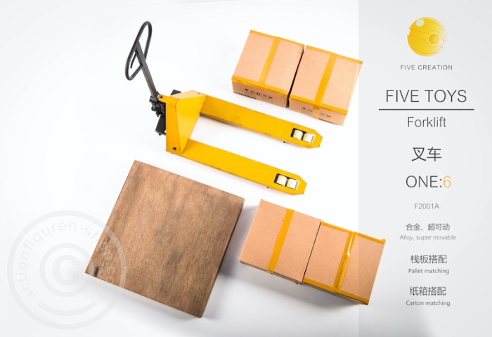 FTF2001A-14 Pallet Truck / Forklift - yellow / new