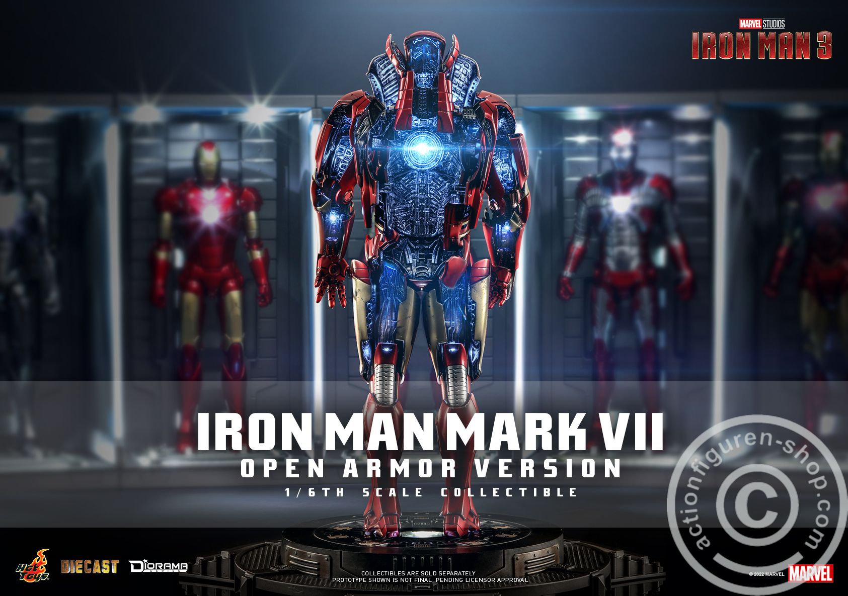 Iron Man 3 - Iron Man Mark VII (Open Armor Version)