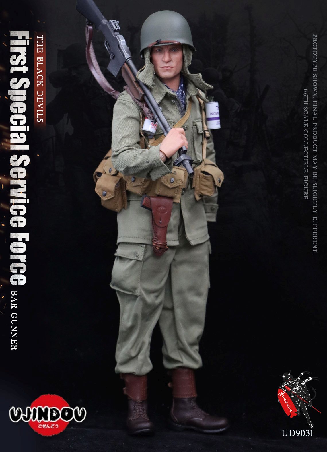 First Special Service Force - BAR Gunner - The Black Devils