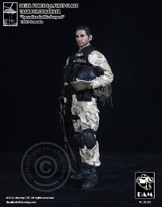 ミリタリー DELTA FORCE Marksman TASK FORCE RANGER 1/6 Delta Force Marksman Task Force Ranger | Man of Action