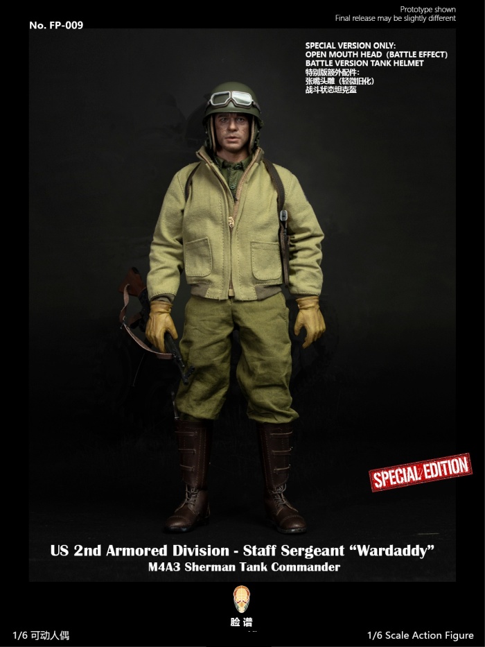 Wardaddy - Fury - US 2nd Armored Division - Special Edition