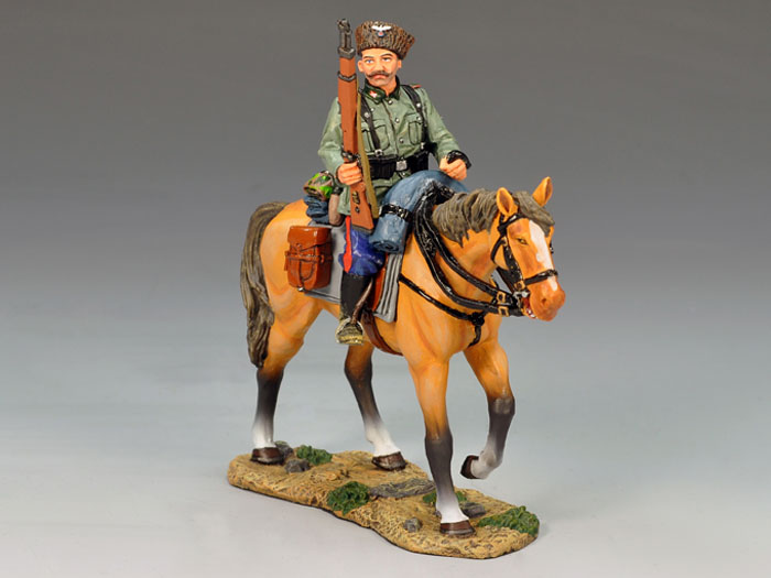 Mounted Cossack Holding Rifle (looking right)