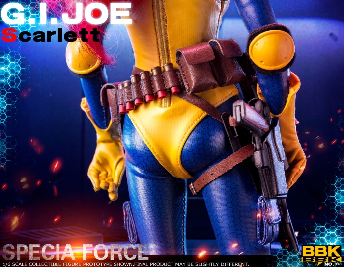 BBK013-16 Scarlett - GI-Joe Red Head Mannequin