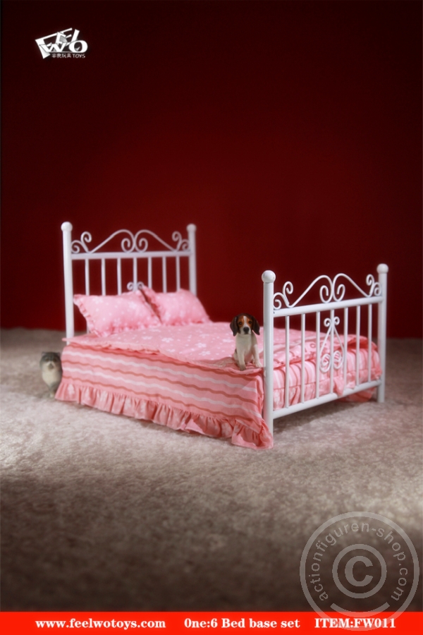 Bed - Metall - white