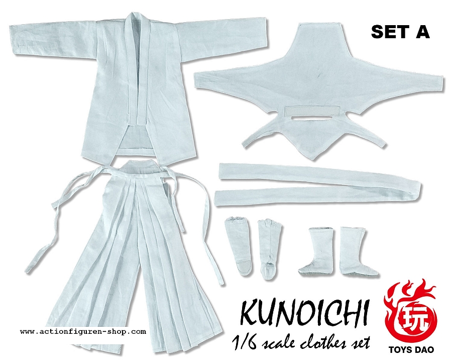 Kunochi Outfit Set - weiß