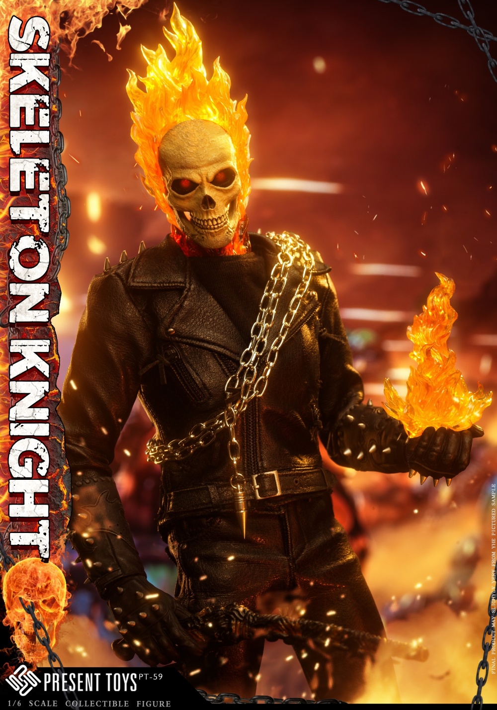 Skeleton Knight - Ghost Rider - in 1/6 scale Skeleton Knight - Ghost Rider - in 1/6 scale