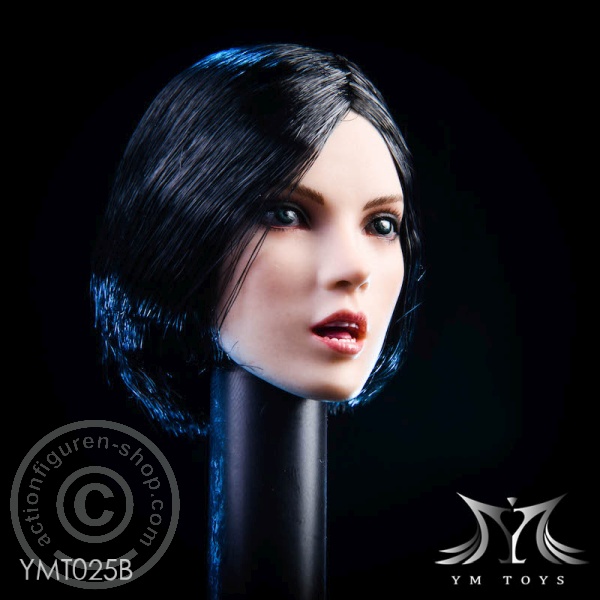 Kopf - black short Hair