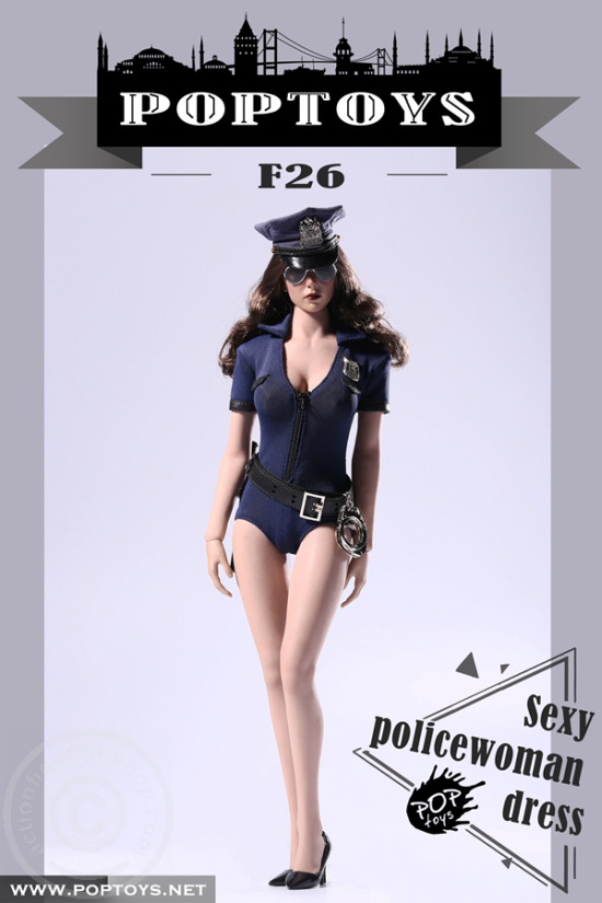 PTF26A-00 Sexy Police Woman Outfit and Accessory Set
