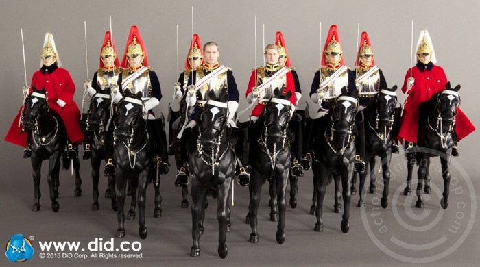 Blues and Royals mit Pferd - Show Exclusive