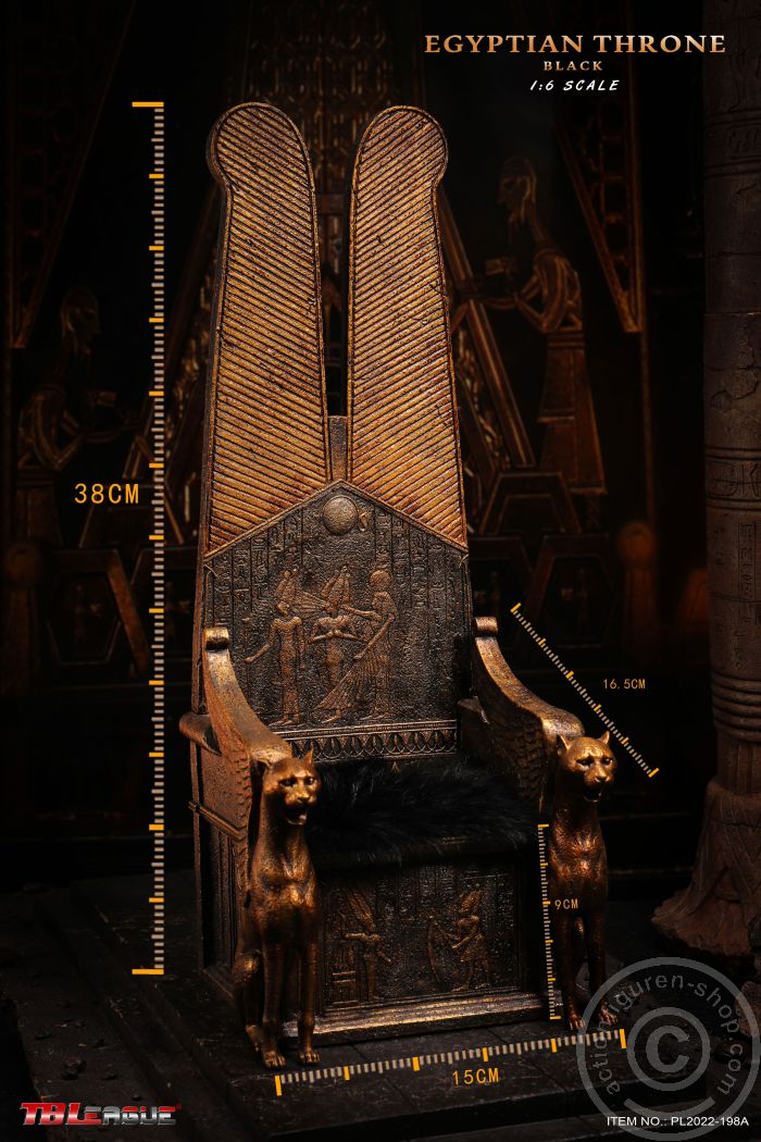 Egyptian throne - Black