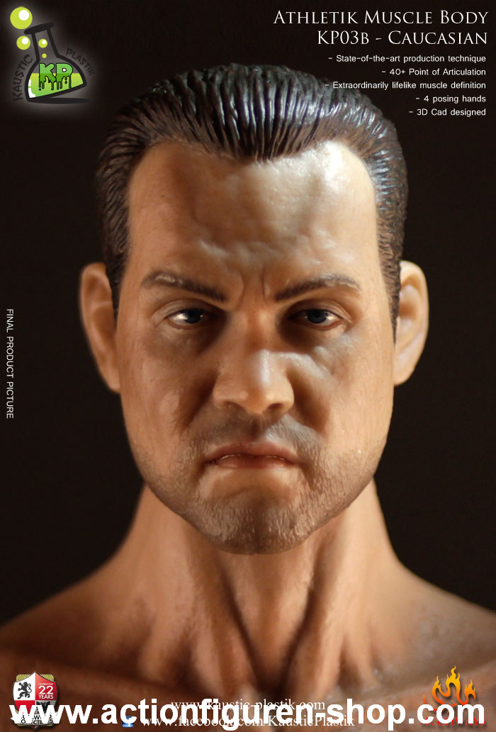 Athletik Muscle Body - Caucasian w/ Head