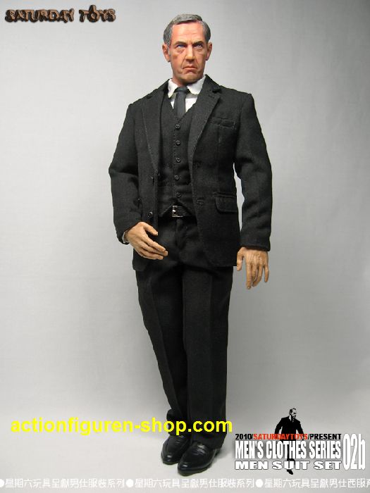 STMS02b-06 Men Suit Set 02 - black