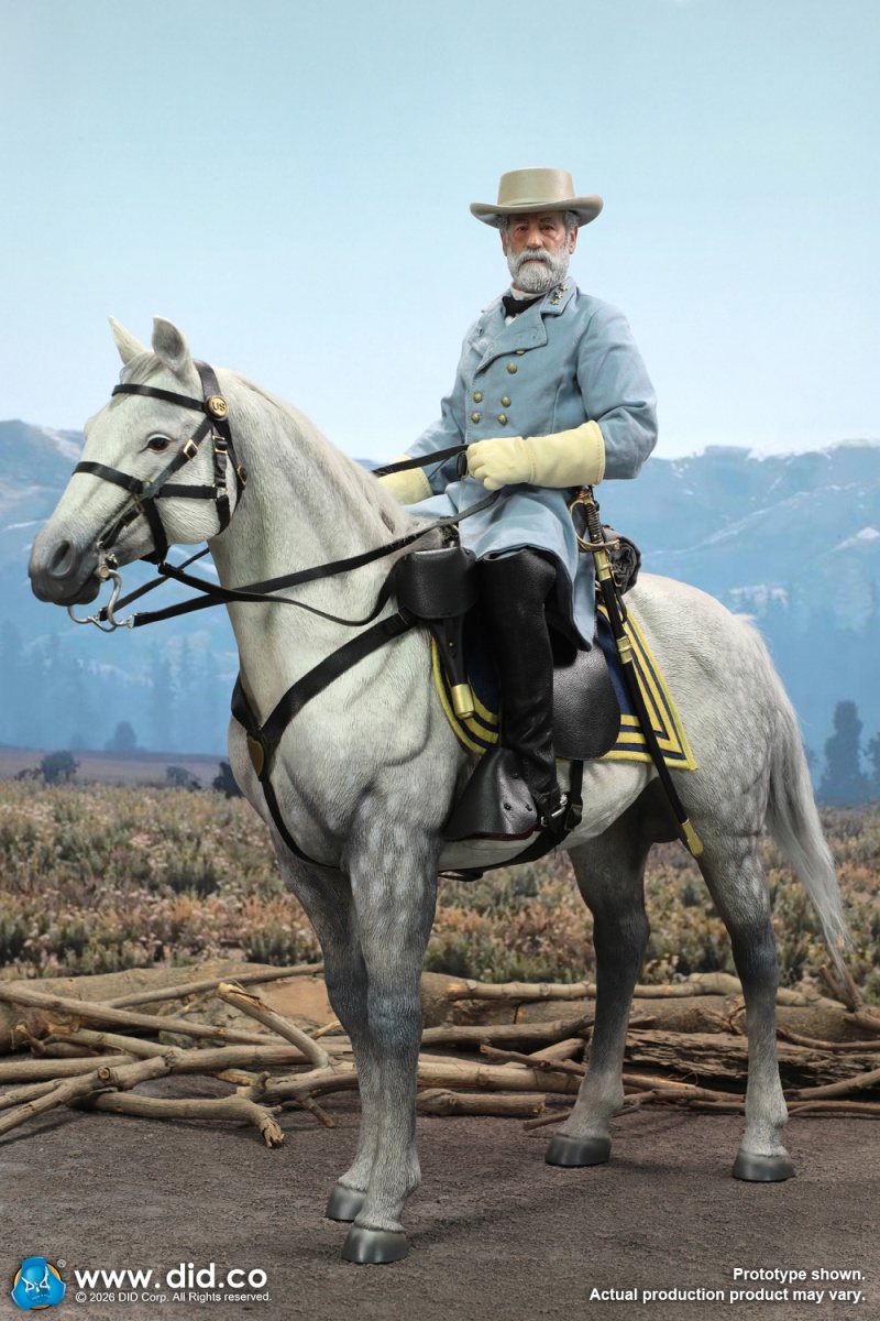 Civil War White War Horse (Standing) - 1/6 scale