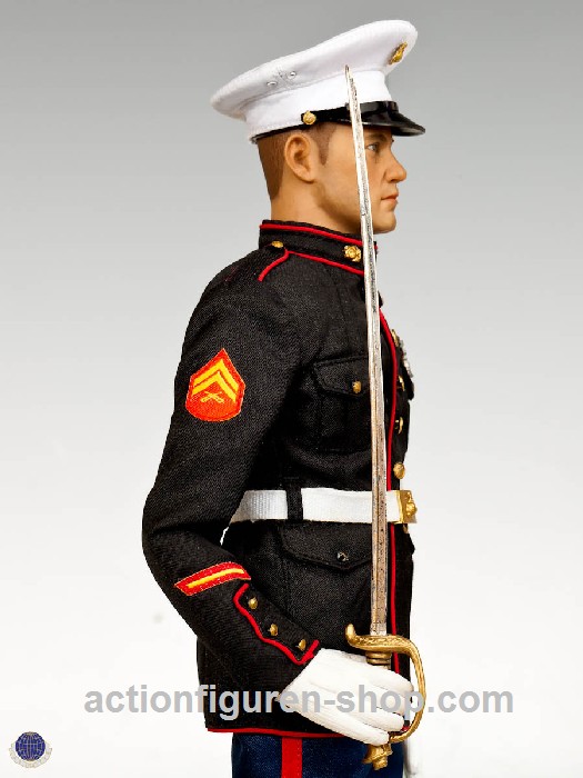 U.S. Marine Corps in Parade Uniform w/ M1 Garand