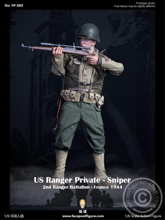 FP003B-02 Sniper Private Jackson US Army Ranger - Special Edition w/ Diorama